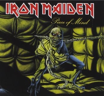 RockmusicRaider - Iron Maiden - Piece of Mind - Album Cover