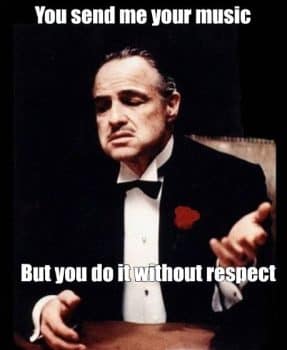 Meme - You send me your music, but you do it without respect