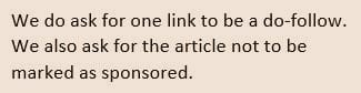 Snippet - Recent communication with a backlink outreach manager.