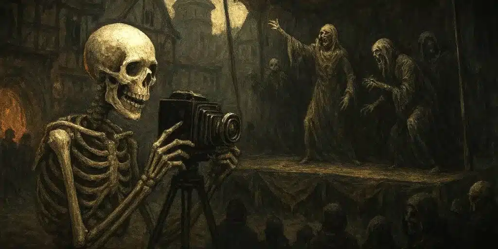 RMR's 2025 Top 3 Videos and EPs! Skeleton in medieval town square filming.